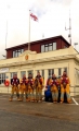 Some of the St Peter Port Lifeboat Crew below their Lifeboat Shed 13-10-14 Pic by Tony Rive (1).jpg