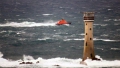 Lifeboat Spirit of Guernsey west of Les Hanois Lighthouse on Crew Training 11-01-15 Pic by Tony Rive (1).jpg