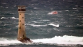 Lifeboat Spirit of Guernsey west of Les Hanois Lighthouse on Crew Training 11-01-15 Pic by Tony Rive (2).jpg