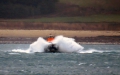 Spirit of Guernsey encountering  overfall's in the Little Russel whilst returning to Guernsey from Herm 09-12-14 Pic by Tony Rive (2).jpg