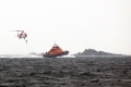 Winching Exercise with Helicopter and the St Peter Port Lifeboat Spirit of Guernsey 23-03-17 Pic by Tony Rive (6)