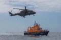 Lifeboat / helicopter exercise - photo by Jon Le Ray