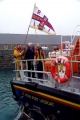 Sir Fabian and Lady Malbon board Spirit of Guernsey as they leave Guernsey 23-02-11 Pic by Tony Rive (5)