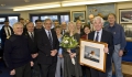 Picture:Brian Green - 14/02/11 - Presentation to Sir Fabian and Lady Melbon by RNLI branch members and the crew of Spirirt of Guernsey - More in from John Webster - M&G