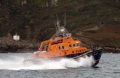 Lifeboat Volunteer Spirit (17-27) passing St Martin's Point whilst arriving from Plymouth 10-10-16 Pic by Tony Rive (2)