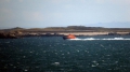 Lifeboat Volunteer Spirit heading NW through the Corbet Passage 23-10-16 Pic by Tony Rive