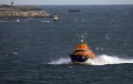 Lifeboat Volunteer Spirit heading for St Peter Port at the end of an Exercise 23-10-16 Pic by Tony Rive