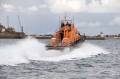 Relief Lifeboat Volunteer Spirit (17-27) heading for St Peter Port harbourto take up Station 10-10-16 Pic by Tony Rive (2)