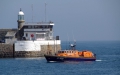 Pic by Tony Rive 20-04-10The Lizard Lifeboat David Robinson arriving in St Peter Port from Jersey. The vessel in on Engine Trials and will leave Guernsey tomorrow Morning.