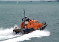 Pic by Tony Rive 11-09-10    The brand new Tamar class Lifeboat Alfred Albert Williams leaving St Peter Port, bound Jersey. The boat 16-17 is to become the new boat for the newly built Bembridge station in the Isle of Wight.