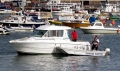 A Marina Attendent waiting to put Thiody on Boatworks + slip 29-08-14 Pic by Tony Rive.jpg