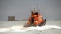 Daniel L Gibson heading out of St Peter Port on a Medi-vac from Sark 13-10-14 Pic by Tony Rive (3).jpg