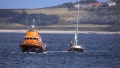 Daniel L Gibson towing French yacht Douze