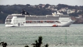 Lifeboat Daniel L Gibson carrying out a Medi-Vac from the Cruise ship MSC Opera 30-08-14 Pic by Tony Rive (5).jpg