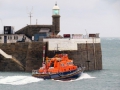 Lifeboat Spirit of Guernsey leaving St Peter Port on a shout to the West coast 22-12-15 Pic by Tony Rive (2)