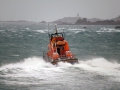 Lifeboat Spirit of Guernsey leaving St Peter Port on a shout to the West coast 22-12-15 Pic by Tony Rive (4)