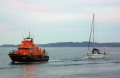 Lifeboat with French yacht Fleur Des Iles 11-06-09 Pic by Tony Rive (3)