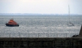 Relief Lifeboat Daniel L Gibson towing the local yacht Majic back to St Peter Port 16-08-14 Pic by Tony Rive (1).jpg