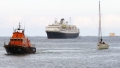 Spirit of Guernsey escorting French yacht Waton into St Peter Port harbour 15-05-15 Pic by Tony Rive (2).jpg