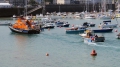 Spirit of Guernsey towing the local Fishing boat Discovery into St Peter Port 30-05-14 Pic by Tony Rive (5).jpg