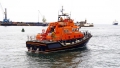 Spirit of Guernsey waiting to move alongside yacht Waton  at the Old Lifeboat Slip 15-05-15 Pic by Tony Rive.jpg