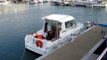 The Jenneau Merry Fisher Thiody in the Victoria Marina 29-08-14 Pic by Tony Rive.jpg