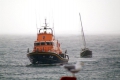 The St Peter Port Lifeboat with the local Yacht Arcady 24-02-10 Pic by Tony Rive (2)