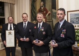 Picture: Brian Green - November 10, 2015 - RNLI Presentations at Government House