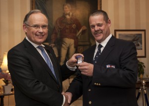 Picture: Brian Green - November 10, 2015 - RNLI Presentations at Government House